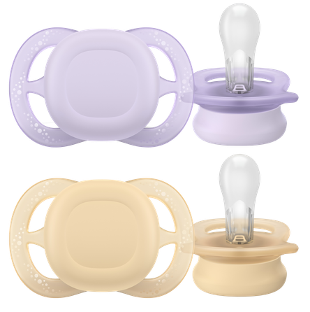 PHILIPS Avent Ultra Start Girls (0-2 m.) mergaitėms čiulptukas, 2 vnt.