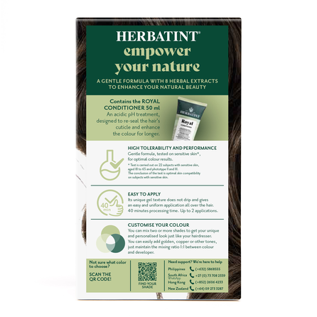 HERBATINT 4N Chestnut plaukų dažai, 170 ml