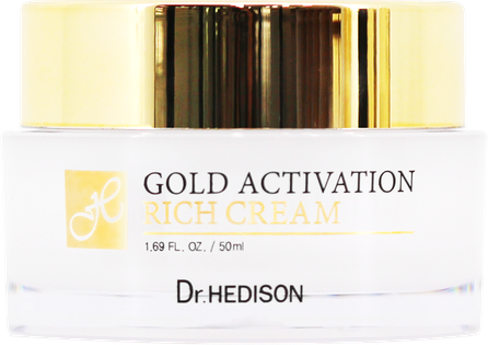 DR.HEDISON Gold Activation veido kremas, 50 ml