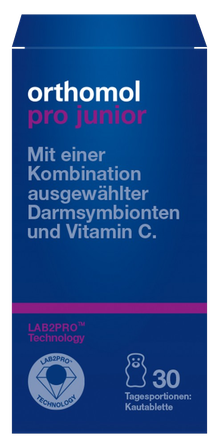 ORTHOMOL Orthomol pro junior kramtomosios tabletės, 30 vnt.