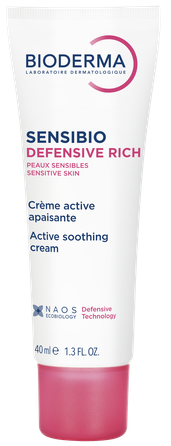 BIODERMA Sensibio Defensive rich kremas, 40 ml