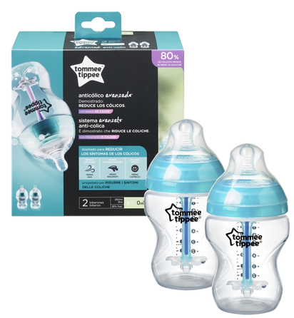 TOMMEE TIPPEE Anti-Colic buteliukai, 2 vnt.