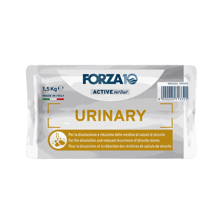 FORZA10 Active VetDiet Urinary, suaugusiems šunims sausas pašaras, 1.5 kg