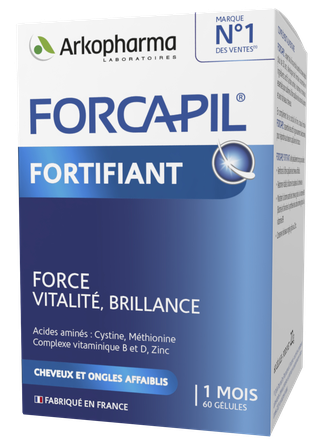 FORCAPIL Fortifiant plaukams ir nagams kapsulės, 60 vnt.