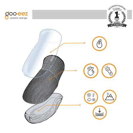 GOO-EEZ juodi, XL batukai šunims, 4 vnt.