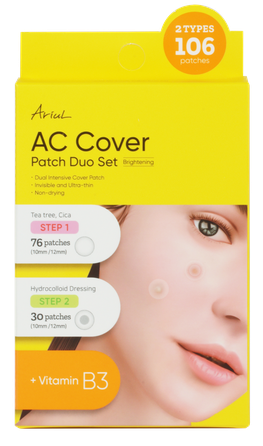 ARIUL Ac Cover Brightening  spuogų priežiūros rinkinys, 106 vnt.
