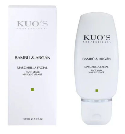 KUOS Bamboo & Argan veido kaukė, 100 ml