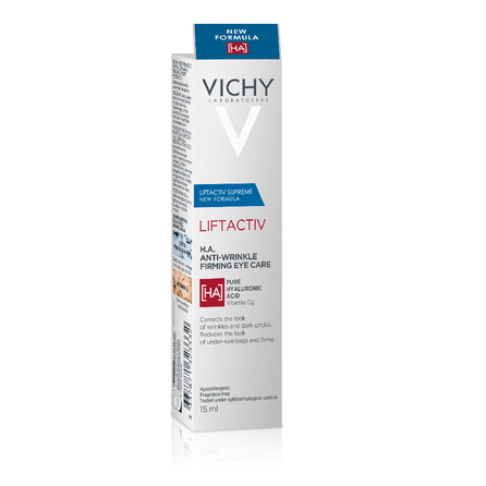 VICHY Liftactiv H.A. Anti-Wrinkle Firming paakių kremas, 15 ml