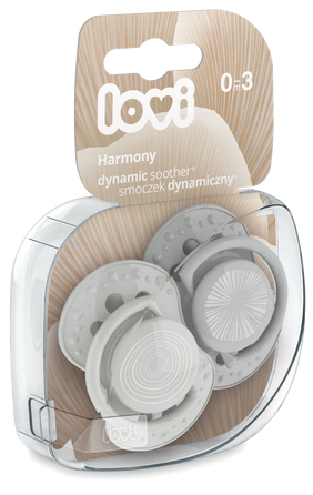 LOVI Harmony Boy, 0-3 mėn, berniukams čiulptukas, 2 vnt.