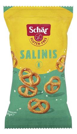 SCHAR Salinis be glitimo užkandis, 60 g