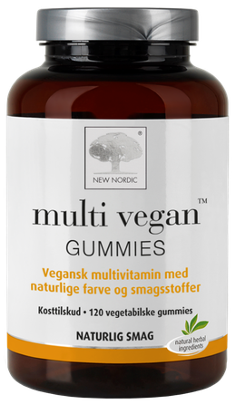 NEW NORDIC Multi veganiški kramtomosios pastilės, 120 vnt.