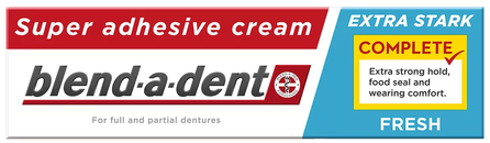 BLEND-A-DENT Fresh Mint protezų klijai, 47 g