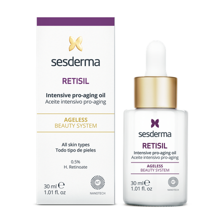 SESDERMA Retisil Intensive Pro-Aging, glotninantis ir atgaivinantis odą aliejus odos priežiūrai, 30 ml