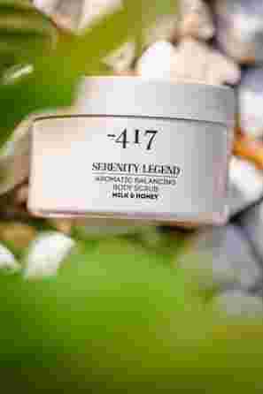 MINUS 417 Serenity Legend Aromatic Balancing Milk & Honey šveitiklis, 400 g