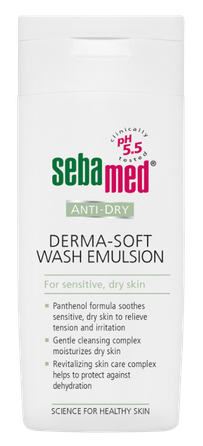 SEBAMED Anti-Dry Derma-soft Wash emulsija, 200 ml