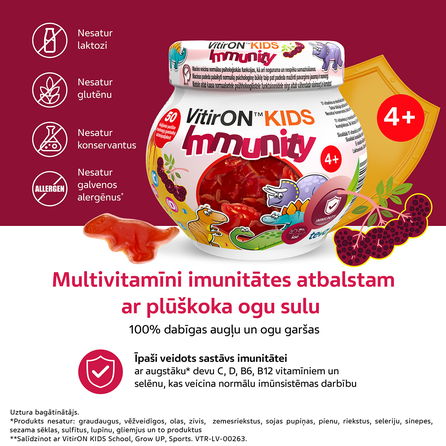 VITIRON pastilės, 50 vnt.