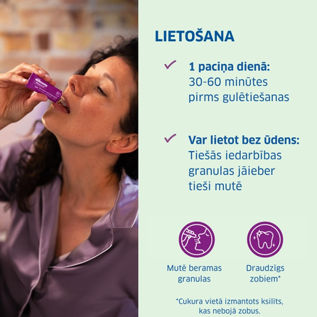 MAGNESIUM Diasporal PRO Miegui direkt paketėliai, 30 vnt.