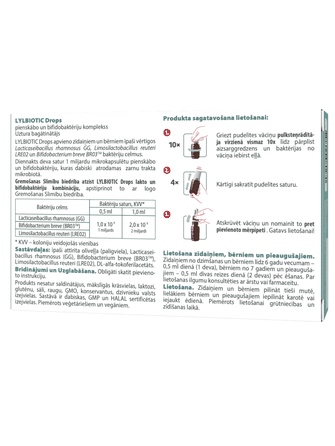 LYL BIOTIC Drops lašai, 10 ml