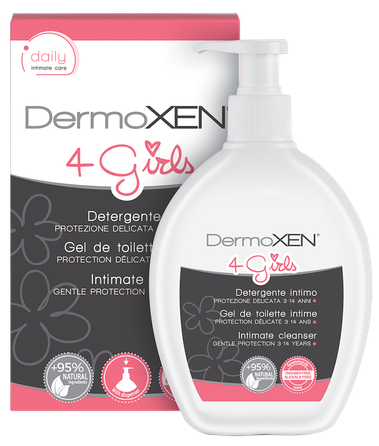 DERMOXEN 4 Girls intymios higienos gelis, 200 ml