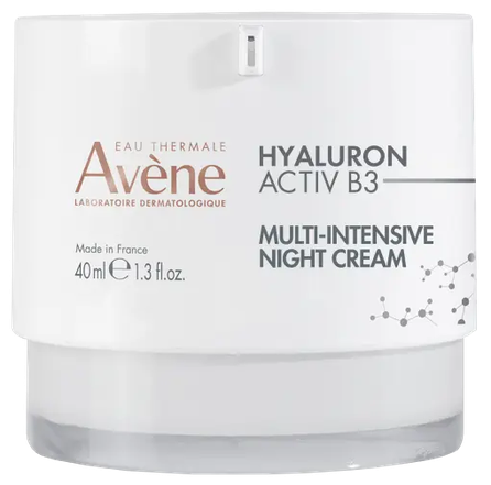 AVENE Hyaluron Activ B3 Multi-intensive night veido kremas, 40 ml