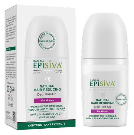 BIOBALANCE Episiva Hair Reducing Roll-On for Women rutulinis dezodorantas, 50 ml