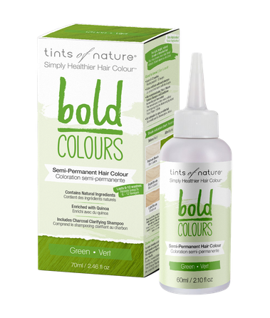 TINTS OF NATURE Bold Colours Green plaukų dažai, 70 ml