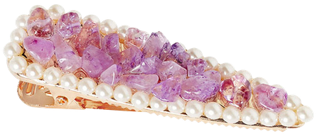 CRYSTALLOVE Amethyst plaukų segtukas, 1 vnt.