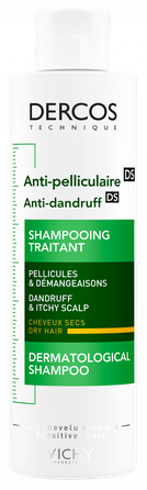 VICHY Dercos Dry hair šampūnas, 200 ml