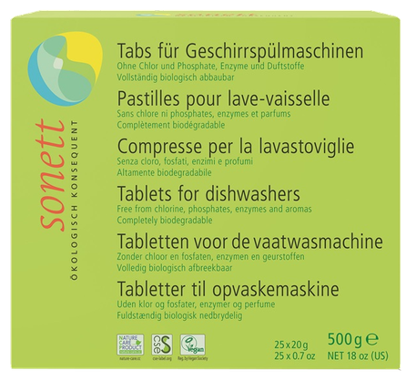 SONETT indų plovimo tabletės indaplovėms, 25 vnt.