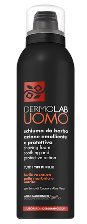 DERMOLAB Uomo Soothing and Protective Action skutimosi putos, 200 ml