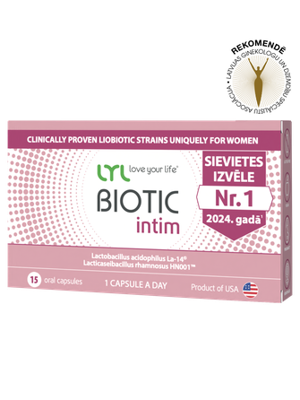 LYL BIOTIC Intim kapsulės, 15 vnt.