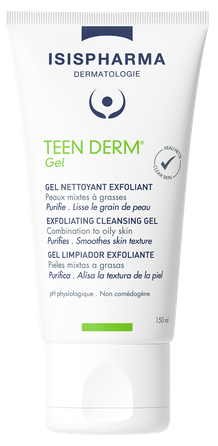 ISISPHARMA Teen Derm  riebiai ir mišriai odai prausiklis, 150 ml