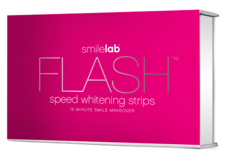 SMILELAB Flash Stripes greito poveikio dantų balinimo juostelės, 10 vnt.