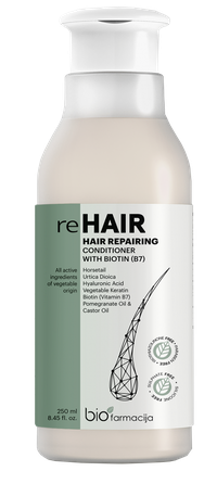 REHAIR silpniems, slenkantiems plaukams kondicionierius, 250 ml