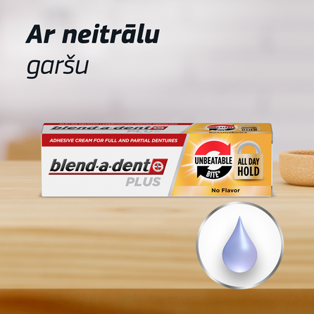 BLEND-A-DENT Premium Plus protezų klijai, 40 g