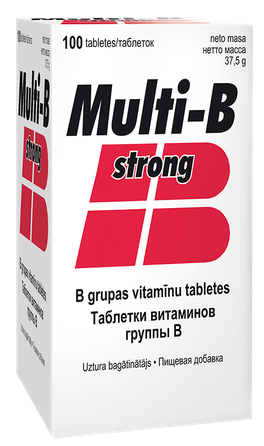 VITABALANS Multi-B Strong tabletės, 100 vnt.