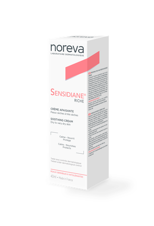NOREVA Sensidiane Rich Soothing veido kremas, 40 ml