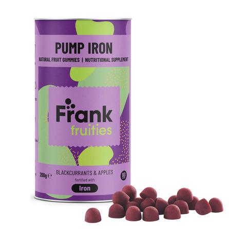 FRANK FRUITIES PUMP IRON geležies normai palaikyti guminukai, 80 vnt.