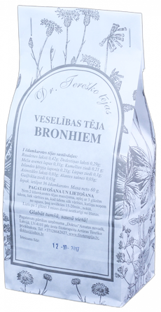 DR.TEREŠKO kvėpavimo takų funkcijai palaikyti biri arbata, 60 g