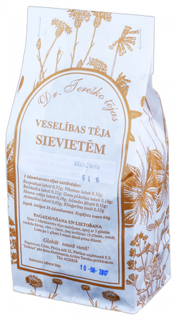 DR.TEREŠKO moters organizmo pusiausvyrai palaikyti biri arbata, 64 g