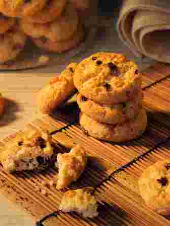 SCHAR Choco Chip be glitimo sausainiai, 100 g