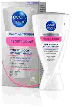 PEARL DROPS Instant Boost balinanti dantų pasta, 50 ml