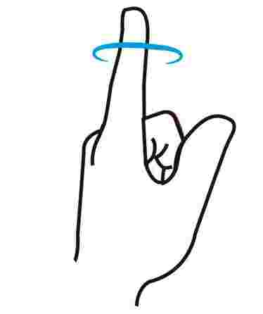 PRIM PRIM 940 (M dydis) aliuminis, su paminkštinimu pirštų įtvaras, 1 vnt.