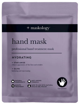 MASKOLOGY Hand rankų kaukė-pirštinės, 1 pora