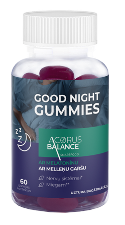 ACORUS BALANCE Good Night Gummies 2,5g kramtomosios pastilės, 50 vnt.
