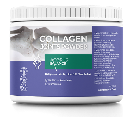 ACORUS BALANCE Collagen Joints milteliai, 400 g
