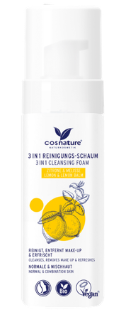 COSNATURE 3in1 Citrina ir Melisa valomosios putos, 150 ml