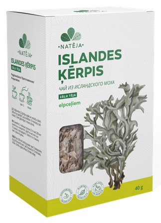 NATĒJA islandinės kerpenos biri arbata, 40 g