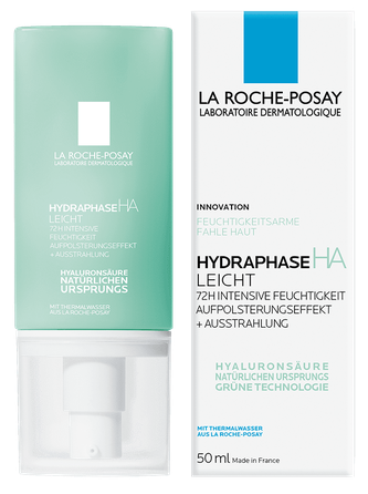 LA ROCHE-POSAY Hydraphase Light Hyaluronic Acid veido kremas, 50 ml