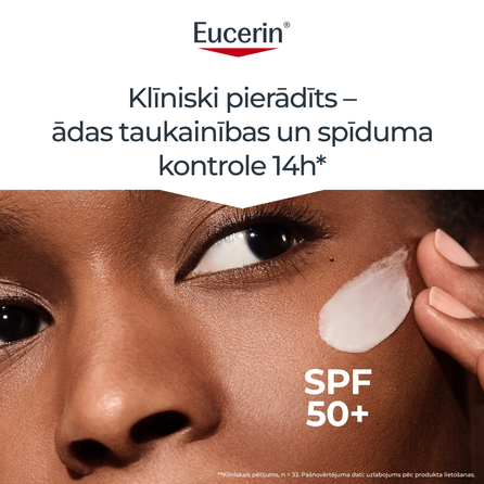 EUCERIN Sun Oil Control Dry Touch SPF 50+ apsauginis kremas nuo saulės, 50 ml